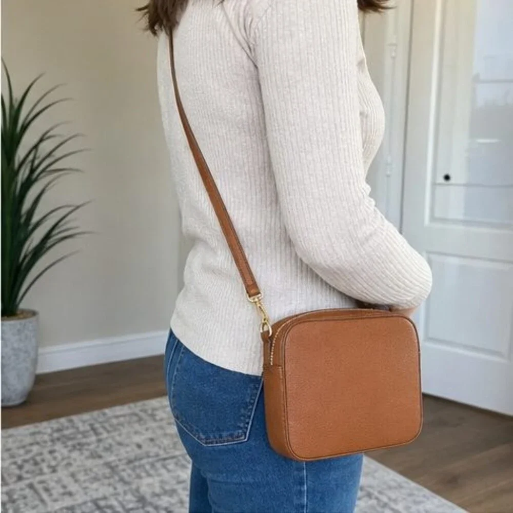 Forest Suede Crossbody Bag